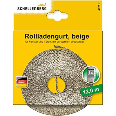 Schellenberg Mini correia de persiana 14 mm, 12 m, bege Schellenberg Mini correia de persiana 14 mm, 12 m, bege