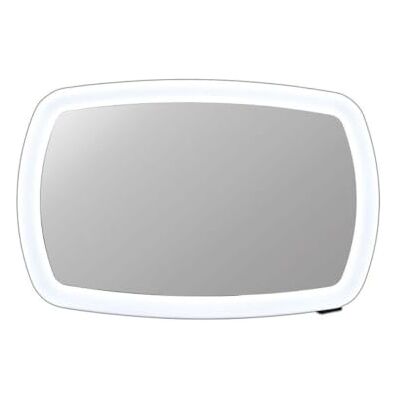 Asalvo Espelho de carro para bebé, espelho retrovisor para bebé inquebrável, espelho retrovisor para carro com luz LED, espelho para assento traseiro de bebé, segurança Asalvo Espelho de carro para bebé, espelho retrovisor para bebé inquebrável, espelho retrovisor para carro com luz LED, espelho para assento traseiro de bebé, segurança