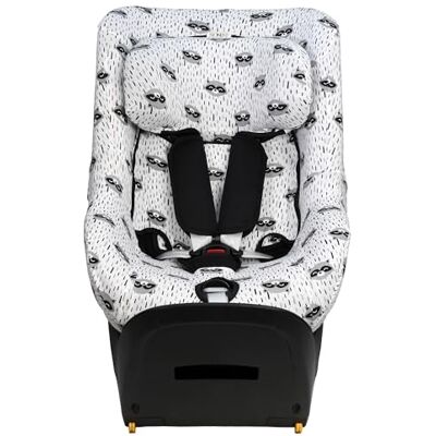 JYOKO Kids Capa de algodão para cadeira de carro compatível com Maxi Cosi Mica Eco I-Size (Raccoon) JYOKO Kids Capa de algodão para cadeira de carro compatível com Maxi Cosi Mica Eco I-Size (Raccoon)