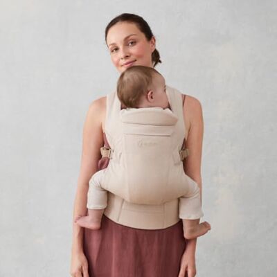 Ergobaby Omni Lite Suporte para bebés para recém-nascidos e crianças Suporte de bebé ergonómico de malha com suporte para a cabeça e pescoço, posição saudável da anca, de 3,2 a 15,9 kg Ergobaby Omni Lite Suporte para bebés para recém-nascidos e crianças Suporte de bebé ergonómico de malha com suporte para a cabeça e pescoço, posição saudável da anca, de 3,2 a 15,9 kg