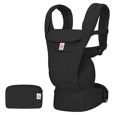 Ergobaby Porta-bebés Omni Deluxe para o período de 0 a 48 meses Porta-bebés de 4 posições 100 % algodão com suporte ergonómico, 3,2 a 20,04 kg, Onyx Black Ergobaby Porta-bebés Omni Deluxe para o período de 0 a 48 meses Porta-bebés de 4 posições 100 % algodão com suporte ergonómico, 3,2 a 20,04 kg, Onyx Black