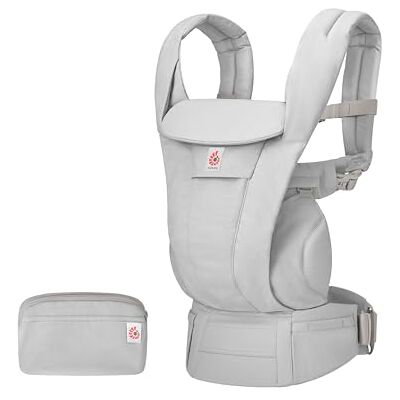 Ergobaby Porta-bebés Omni Deluxe para o período de 0 a 48 meses Porta-bebés de 4 posições 100 % algodão com suporte ergonómico, 3,2 a 20,04 kg, cinzento pérola Ergobaby Porta-bebés Omni Deluxe para o período de 0 a 48 meses Porta-bebés de 4 posições 100 % algodão com suporte ergonómico, 3,2 a 20,04 kg, cinzento pérola