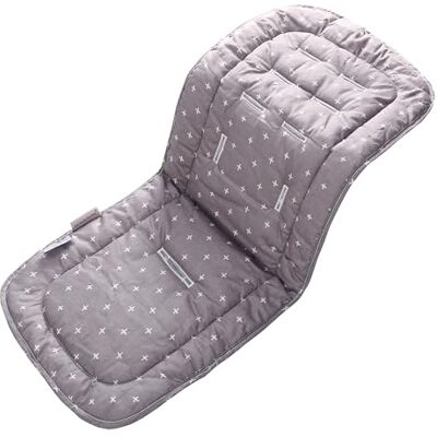 Miracle Baby Almofada para carro de bebé, colchão para cadeira de passeio universal, almofada para cadeira de passeio, para carrinho e cadeira de carro, 100 % algodão, 32 x 80 cm Miracle Baby Almofada para carro de bebé, colchão para cadeira de passeio universal, almofada para cadeira de passeio, para carrinho e cadeira de carro, 100 % algodão, 32 x 80 cm