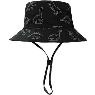 DRESHOW Unisexo Bebé Niña Niño Sombrero de Sol Verano Algodón Ajustable Pescador Gorra Protección de Sol Anti UV Para Exteriores/Natación/Playa/Piscina UPF 50+ DRESHOW Unisexo Bebé Niña Niño Sombrero de Sol Verano Algodón Ajustable Pescador Gorra Protección de Sol Anti UV Para Exteriores/Natación/Playa/Piscina UPF 50+