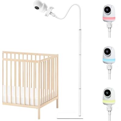 Derebir Suporte para monitor de bebé para câmara, suporte para câmara de bebé, compatível com Babysense V43_2CAM and MaxView 2CAM Baby Monitor (68,7 polegadas) Derebir Suporte para monitor de bebé para câmara, suporte para câmara de bebé, compatível com Babysense V43_2CAM and MaxView 2CAM Baby Monitor (68,7 polegadas)