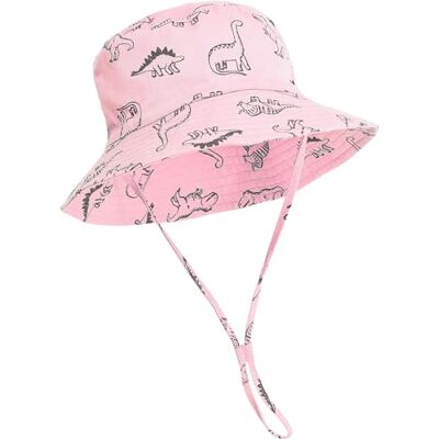 DRESHOW Unisexo Bebé Niña Niño Sombrero de Sol Verano Algodón Ajustable Pescador Gorra Protección de Sol Anti UV Para Exteriores/Natación/Playa/Piscina UPF 50+ DRESHOW Unisexo Bebé Niña Niño Sombrero de Sol Verano Algodón Ajustable Pescador Gorra Protección de Sol Anti UV Para Exteriores/Natación/Playa/Piscina UPF 50+