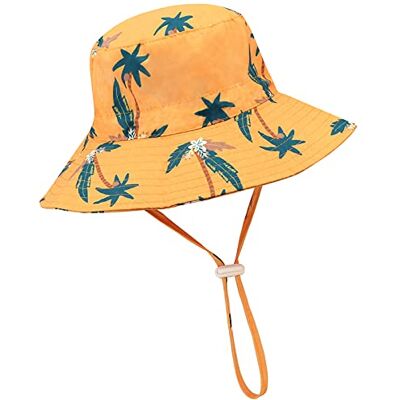 DRESHOW Unisexo Bebé Niña Niño Sombrero de Sol Verano Algodón Ajustable Pescador Gorra Protección de Sol Anti UV Para Exteriores/Natación/Playa/Piscina UPF 50+ DRESHOW Unisexo Bebé Niña Niño Sombrero de Sol Verano Algodón Ajustable Pescador Gorra Protección de Sol Anti UV Para Exteriores/Natación/Playa/Piscina UPF 50+