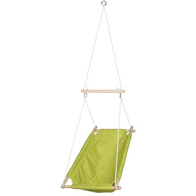 roba Balanço infantil 2 em 1, rede para bebé, 0 a 6 anos, máximo 30 kg, cadeira pendente para crianças, verde roba Balanço infantil 2 em 1, rede para bebé, 0 a 6 anos, máximo 30 kg, cadeira pendente para crianças, verde