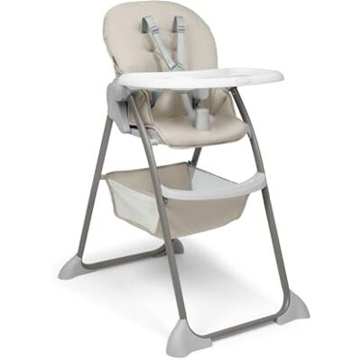 hauck Trona Plegable Bebé 6-36 Meses/Máx. 15 kg, Sit N Fold Beige Cadeira de comer leve com bandeja ajustável e porta-copos, encosto reclinável com arnês de 5 pontos, cesta porta-objetos hauck Trona Plegable Bebé 6-36 Meses/Máx. 15 kg, Sit N Fold Beige Cadeira de comer leve com bandeja ajustável e porta-copos, encosto reclinável com arnês de 5 pontos, cesta porta-objetos