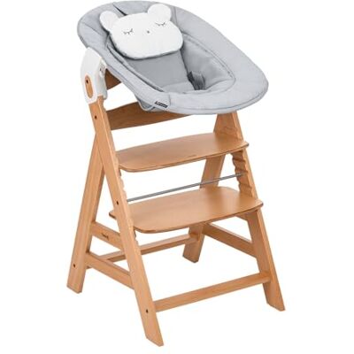hauck Alpha Newborn Set Pre cadeira alta evolutiva para bebé com espreguiçadeira para bebé desde o nascimento, cadeira alta evolutiva madeira certificada FSC®, altura regulável, natural Con hamaca bebé desde el nacimiento, madera certificada FSC®, altur hauck Alpha Newborn Set Pre cadeira alta evolutiva para bebé com espreguiçadeira para bebé desde o nascimento, cadeira alta evolutiva madeira certificada FSC®, altura regulável, natural Con hamaca bebé desde el nacimiento, madera certificada FSC®, altur