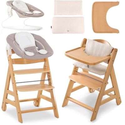 hauck Alpha Move Cadeira alta bebé Newborn Set com Bouncer 2 em 1, Stretch Cadeira evolutiva com rodas desde o nascimento incl. rede recém-nascido, almofada e bandeja hauck Alpha Move Cadeira alta bebé Newborn Set com Bouncer 2 em 1, Stretch Cadeira evolutiva com rodas desde o nascimento incl. rede recém-nascido, almofada e bandeja