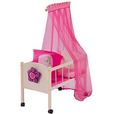 roba -kids Berço de bonecas, design Happy Fee, multicolorido ( Baumann 98033) roba -kids Berço de bonecas, design Happy Fee, multicolorido ( Baumann 98033)