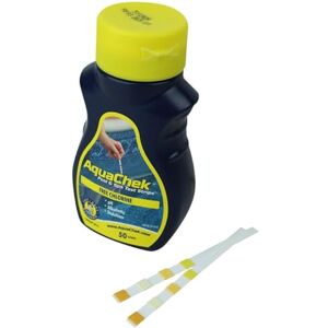 AquaChek Lote de 2 tiras analíticas para piscina ou spa (4 em 1, amarelo, padrão CE AquaChek Lote de 2 tiras analíticas para piscina ou spa (4 em 1, amarelo, padrão CE