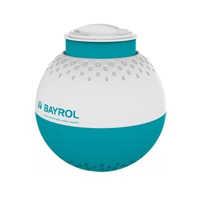 Bayrol Flutuador doseador para pastilhas de cloro de 200 g/250 g, com indicador de vácuo e abertura de dosagem regulável com 5 níveis, fecho de bloqueio para maior segurança Bayrol Flutuador doseador para pastilhas de cloro de 200 g/250 g, com indicador de vácuo e abertura de dosagem regulável com 5 níveis, fecho de bloqueio para maior segurança