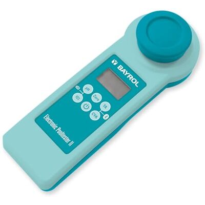 Bayrol Testador eletrónico para piscina e jacuzzi Medição de 7 parâmetros de água conexão Bluetooth exclusiva à aplicação My Pool Expert Bayrol Testador eletrónico para piscina e jacuzzi Medição de 7 parâmetros de água conexão Bluetooth exclusiva à aplicação My Pool Expert