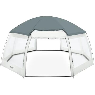 Bestway Cúpula Redonda para Piscina, 6,00 m x 6,00 m x 2,95 m / 19'8' x 19'8' x 9'8' Bestway Cúpula Redonda para Piscina, 6,00 m x 6,00 m x 2,95 m / 19'8' x 19'8' x 9'8'