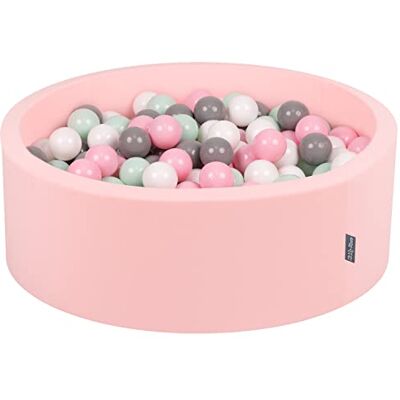 KiddyMoon Piscina de esferas, 7 cm para crianças fabricada na UE KiddyMoon Piscina de esferas, 7 cm para crianças fabricada na UE