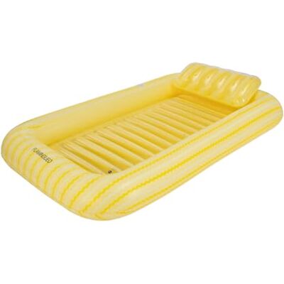 Flamingueo Colchoneta Piscina Tanning Pool Tumbona Hinchable con Aspersor Posavasos Incluido PVC Resistente Tamaño Individual Almohada Desmontable Flamingueo Colchoneta Piscina Tanning Pool Tumbona Hinchable con Aspersor Posavasos Incluido PVC Resistente Tamaño Individual Almohada Desmontable