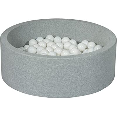 Velinda Piscina infantil para crianças com bolas 150 peças (cores de bolas: Branco) Velinda Piscina infantil para crianças com bolas 150 peças (cores de bolas: Branco)