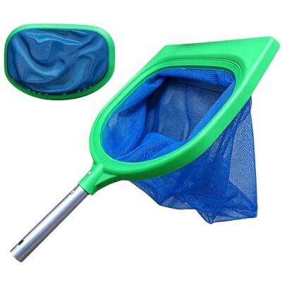 VETOLAKA Rede de rede para piscina, rede para lagoas com rede profunda e plana intercambiável, rede para lagoa, rede de aterragem, piscina, acessórios para recolha de folhas de piscina, aquário, spa, algas VETOLAKA Rede de rede para piscina, rede para lagoas com rede profunda e plana intercambiável, rede para lagoa, rede de aterragem, piscina, acessórios para recolha de folhas de piscina, aquário, spa, algas