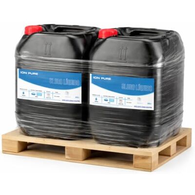 Pure Cloro líquido de 20 litros para piscina concentrado, fórmula com cloro para piscina não estabilizada, tratamento automático, 20 l, embalagem de 2 unidades Pure Cloro líquido de 20 litros para piscina concentrado, fórmula com cloro para piscina não estabilizada, tratamento automático, 20 l, embalagem de 2 unidades
