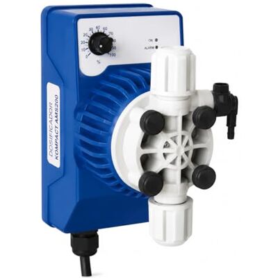 Pure Bomba doseadora Kompact AMS200 5 L/h para hipoclorito e tratamento de água Pure Bomba doseadora Kompact AMS200 5 L/h para hipoclorito e tratamento de água