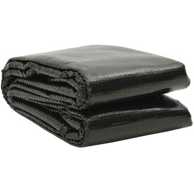 vidaXL Cobertura de piscina retangular portátil de pátio de plástico toldo protetor capa PE preto 549 x 274 cm vidaXL Cobertura de piscina retangular portátil de pátio de plástico toldo protetor capa PE preto 549 x 274 cm