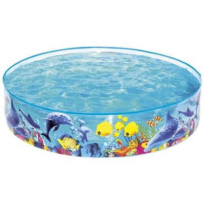Bestway Piscina Infantil Fill N' Fun 183 cm, animais marinhos Bestway Piscina Infantil Fill N' Fun 183 cm, animais marinhos