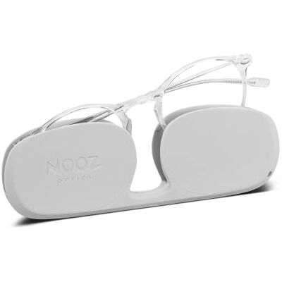 Nooz Optics Óculos de leitura unissexo ultraleves estojo compacto óculos de presença homem e mulher oval vidro 1,5 Nooz Optics Óculos de leitura unissexo ultraleves estojo compacto óculos de presença homem e mulher oval vidro 1,5