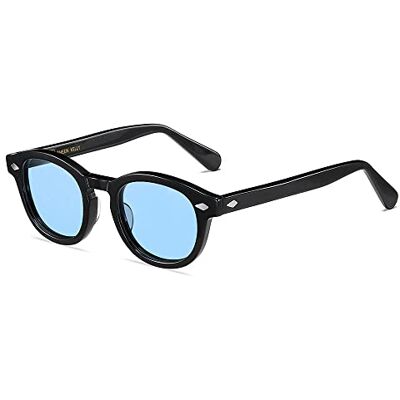 SHEEN KELLY Óculos de sol retro ovais, unissexo, lentes feitas de acetato de celulose, óculos com estilo. SHEEN KELLY Óculos de sol retro ovais, unissexo, lentes feitas de acetato de celulose, óculos com estilo.