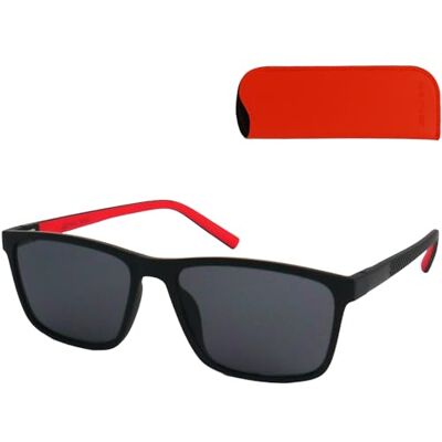 Mini Brille Óculos de sol graduados unissexo para leitura, óculos de sol com aumento para homem e mulher, proteção UV400, armação leve com capa, Ótimo Mini Brille Óculos de sol graduados unissexo para leitura, óculos de sol com aumento para homem e mulher, proteção UV400, armação leve com capa, Ótimo