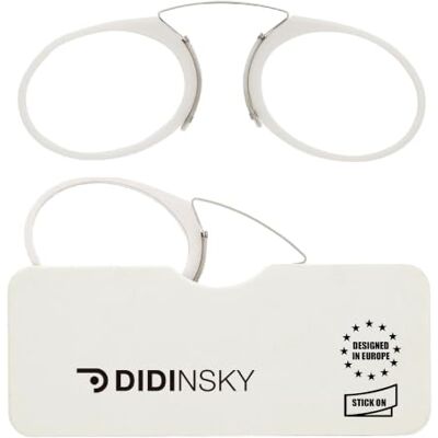 DIDINSKY Óculos de leitura graduados, transparentes, sem hastes para homem e mulher. Óculos para presbiopia (vista cansada), para homem e mulher, retro ou vintage. 4 cores e 5 graduações – ORSAY Diseño sin patillas, plano de bolsillo · Para leer de cerc DIDINSKY Óculos de leitura graduados, transparentes, sem hastes para homem e mulher. Óculos para presbiopia (vista cansada), para homem e mulher, retro ou vintage. 4 cores e 5 graduações – ORSAY Diseño sin patillas, plano de bolsillo · Para leer de cerc