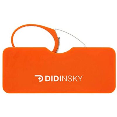DIDINSKY Orsay Óculos de leitura sem pelos, filtro de luz azul, Laranja DIDINSKY Orsay Óculos de leitura sem pelos, filtro de luz azul, Laranja