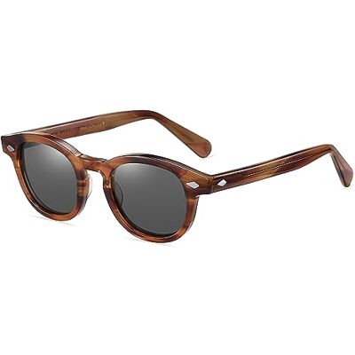 SHEEN KELLY Óculos de sol retro ovais, unissexo, lentes feitas de acetato de celulose, óculos com estilo. SHEEN KELLY Óculos de sol retro ovais, unissexo, lentes feitas de acetato de celulose, óculos com estilo.