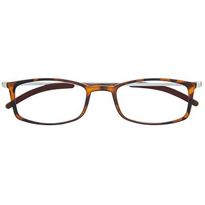 DIDINSKY Óculos de Leitura Graduados Ultra Finos para Homem e Mulher. Óculos de Presbiopia muito Leves com Lentes com Proteção Contra a Luz Azul MACBA, Havana DIDINSKY Óculos de Leitura Graduados Ultra Finos para Homem e Mulher. Óculos de Presbiopia muito Leves com Lentes com Proteção Contra a Luz Azul MACBA, Havana