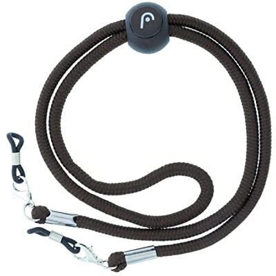 DIDINSKY Cordão para óculos de leitura de nylon resistente. Comprimento ajustável com pinça bloqueadora. 7 cores. STRAPS, Havana DIDINSKY Cordão para óculos de leitura de nylon resistente. Comprimento ajustável com pinça bloqueadora. 7 cores. STRAPS, Havana