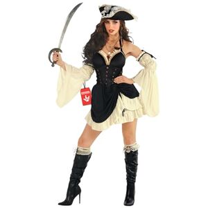 Morph Traje pirata mulher, vestido pirata para Halloween, fato divertido para se disfarçar, S Morph Traje pirata mulher, vestido pirata para Halloween, fato divertido para se disfarçar, S