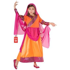 Morph Traje hindu menina, disfarces de Bollywood, fatos indiano, Sari rosa, disfarce carnaval e Halloween meninas M Morph Traje hindu menina, disfarces de Bollywood, fatos indiano, Sari rosa, disfarce carnaval e Halloween meninas M