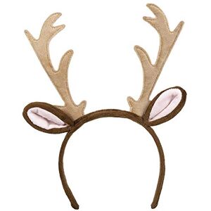 Boland Diadema de rena, tiara com orelhas e chifres, veado, enfeite de Natal, disfarce, carnaval, festa temática Boland Diadema de rena, tiara com orelhas e chifres, veado, enfeite de Natal, disfarce, carnaval, festa temática