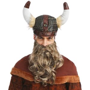 P'tit clown Viking's Beard Barba de Viking luxo acessório de fantasia perfeito para carnaval, festas temáticas, festas de fantasia, cosplay e festas temáticas, Halloween adulto P'tit clown Viking's Beard Barba de Viking luxo acessório de fantasia perfeito para carnaval, festas temáticas, festas de fantasia, cosplay e festas temáticas, Halloween adulto