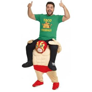 Morphsuits Huckepack - Piggyback: Lutador - Fantasia Morphsuits Huckepack - Piggyback: Lutador - Fantasia