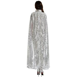 FakeFace Disfarce de Halloween para mulher, homem, carnaval, Halloween, fantasia de lantejoulas, fantasia de cosplay, conjunto de acessórios para adultos, cor prateada FakeFace Disfarce de Halloween para mulher, homem, carnaval, Halloween, fantasia de lantejoulas, fantasia de cosplay, conjunto de acessórios para adultos, cor prateada