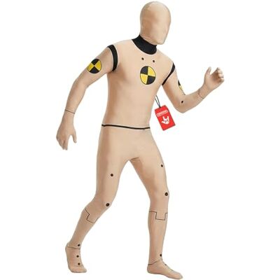 Morphsuits Disfarce de segunda pele (colado ao corpo), tamanho M (MPCTM) Macacão integral castanho com máscara e capuz, fecho de correr, perfeito para o Halloween, ideal para cosplay Morphsuits Disfarce de segunda pele (colado ao corpo), tamanho M (MPCTM) Macacão integral castanho com máscara e capuz, fecho de correr, perfeito para o Halloween, ideal para cosplay