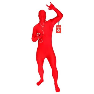 Morphsuits Msuit segunda pele disfarces para adultos, cor vermelha, L (), cor / modelo sortido Morphsuits Msuit segunda pele disfarces para adultos, cor vermelha, L (), cor / modelo sortido