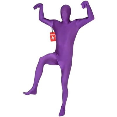 Morphsuits Fato "disfarce de segunda pele" para homem, tamanho M, cor lilás Morphsuits Fato "disfarce de segunda pele" para homem, tamanho M, cor lilás