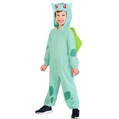 amscan Disfarce unissexo de Pokémon Bulbasaur oficial para crianças dos 3 aos 4 anos amscan Disfarce unissexo de Pokémon Bulbasaur oficial para crianças dos 3 aos 4 anos