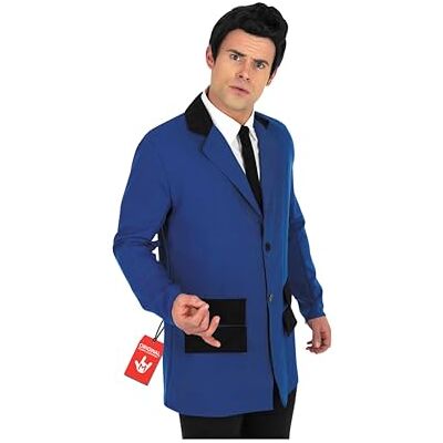Fun Shack Teddy Boy Fantasia para homem, Rock and Roll anos 50, cantora, disfarces para carnaval e Halloween, L Fun Shack Teddy Boy Fantasia para homem, Rock and Roll anos 50, cantora, disfarces para carnaval e Halloween, L