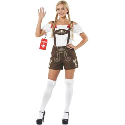 Fun Shack Traje alemão mulher, disfarce tirolesa Halloween mulher, L Fun Shack Traje alemão mulher, disfarce tirolesa Halloween mulher, L