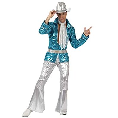 Atosa Disfarce de Disco Azul para Homem Adulto Atosa Disfarce de Disco Azul para Homem Adulto