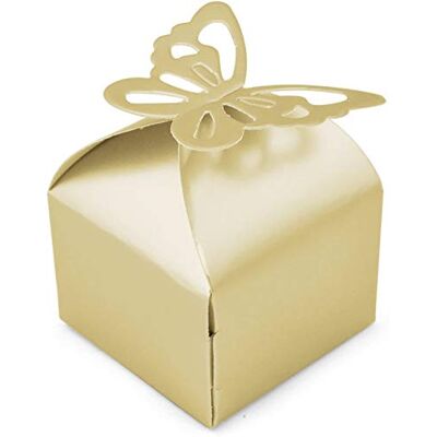 TRIXES 50 caixas para detalhes de casamento elegantes caixas de presente TRIXES 50 caixas para detalhes de casamento elegantes caixas de presente